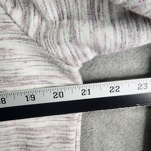 Womens Gray Striped Bobbie Brooks Top Shirt Long Sleeve Crew Neck Size XL - Picture 5 of 7